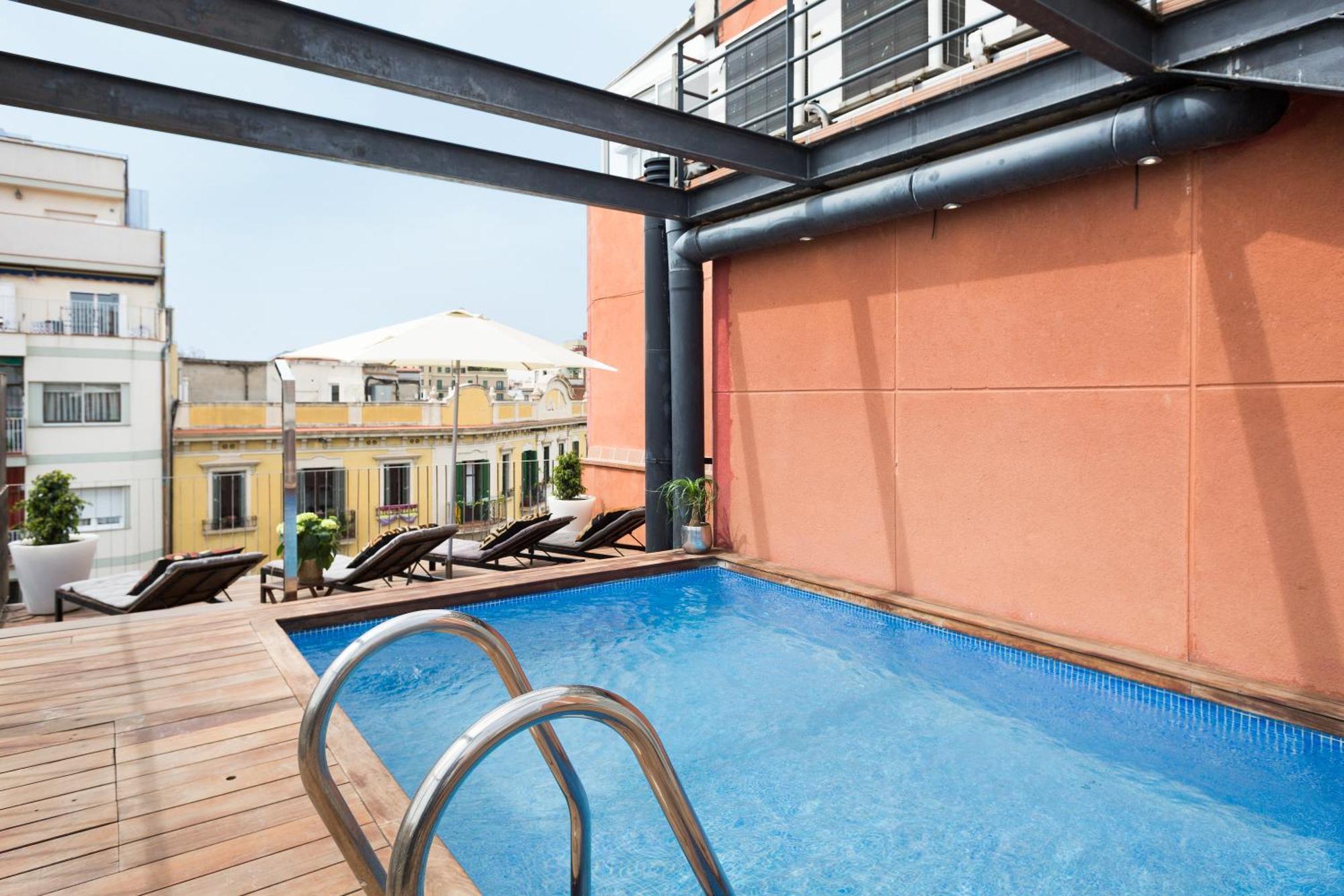Apartment Barcelona Rentals - Pool Terrace In City Center Ruang foto